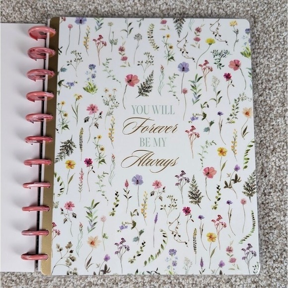 Happy Planner Big Wedding Planner Organizer Undated 12 Month Blooming Romance - Picture 2 of 5